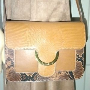 Rachel Zoe textured snake crossbody bag